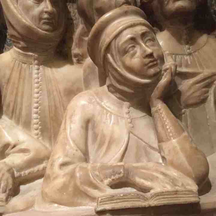 Lo studente sognante, allievo di Giovanni da Legnano (m. 1393)